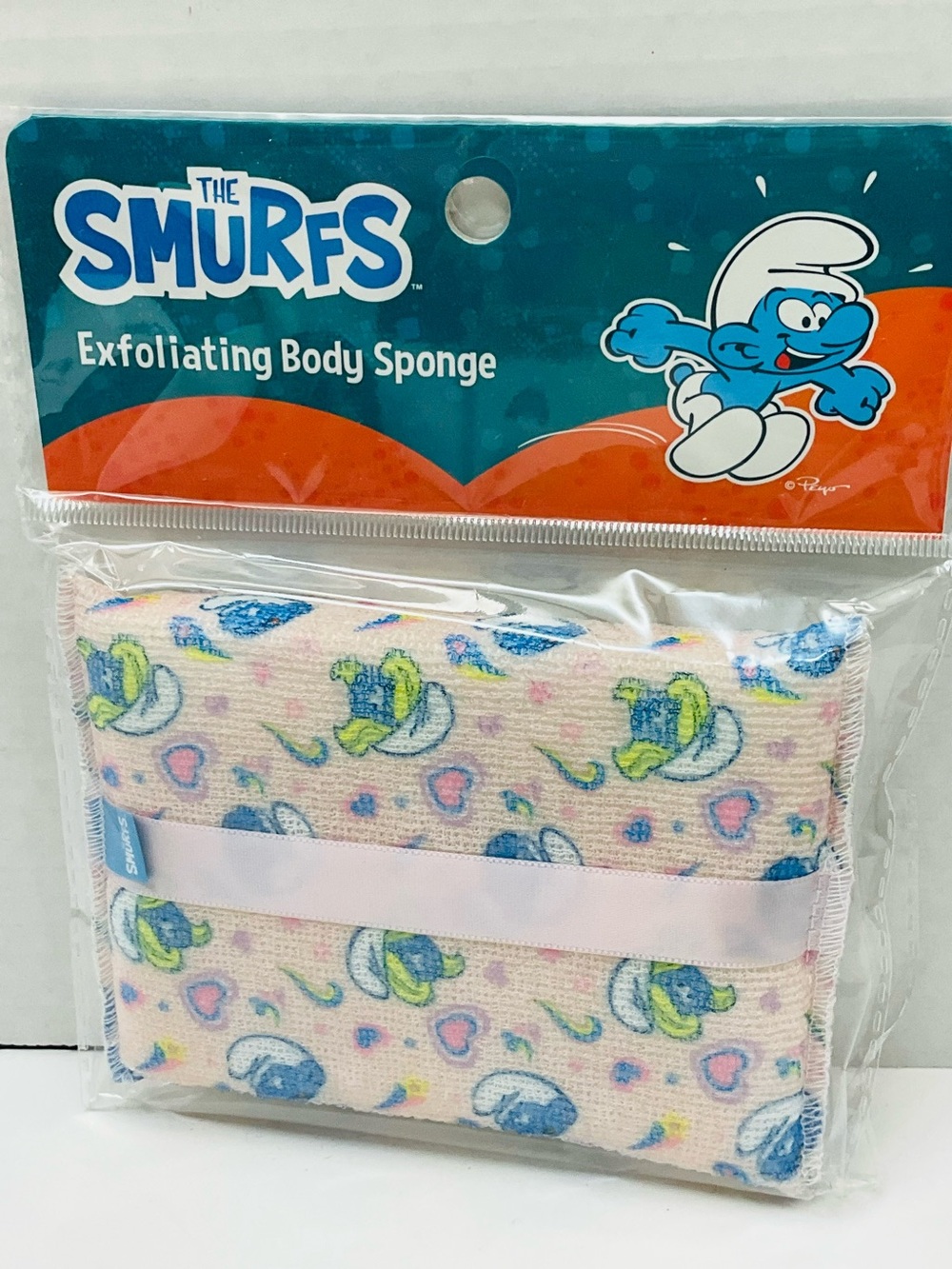 🌼4/$10🌼 NEW The Smurfs Exfoliating Body Sponge - Pink/Blue